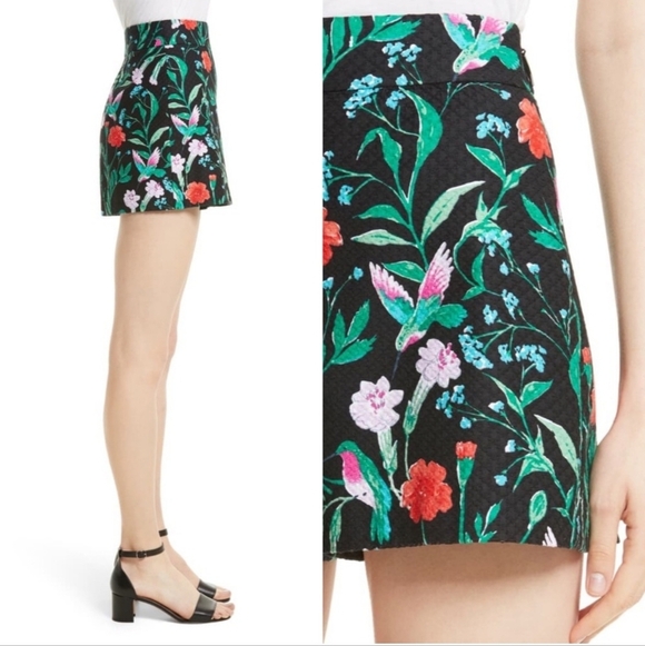 Kate Spade Jardin Tile Jacquard Shorts - Picture 2 of 8